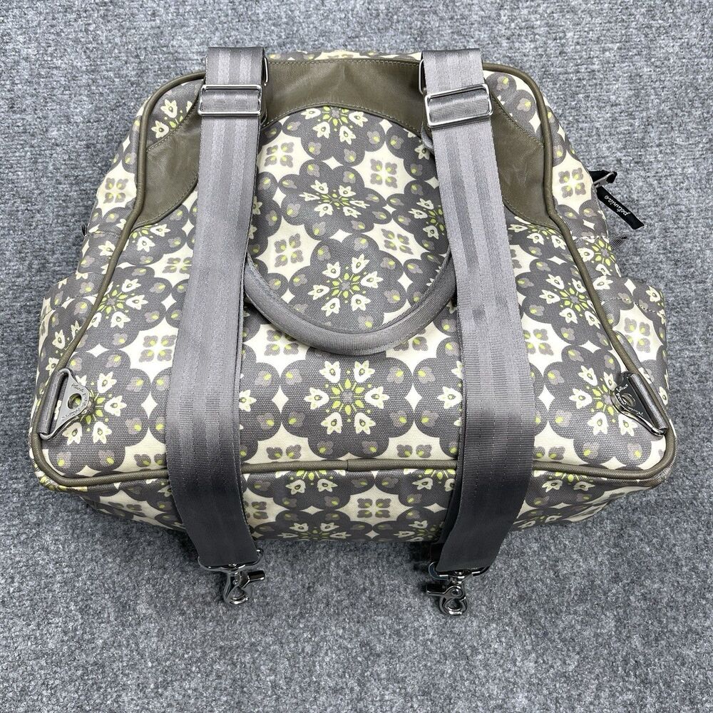 Petunia Pickle Bottom Sashay Satchel Backpack Coated Canvas Misted Marseille - Picture 6 of 16